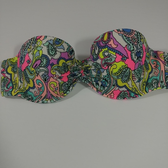 SOLD Victoria's Secret Strapless Bikini Top 34B - Picture 2 of 5